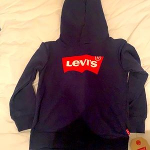 Levi's navy blue sweatshirt toddler 3T
